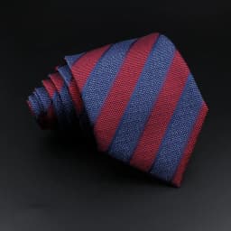 Men's Jacquard Classic Striped Tie 8cm Polyester Male Necktie For Business Wedding Party Suit Shirt Daily Wear Accessory Gift