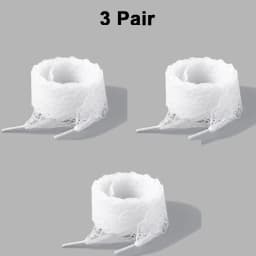 Fancy Lace 2.9CM Width Flat Shoelace for Sneakers Shoelaces for Women Casual Shoes Black White Shoe Laces Accessorices