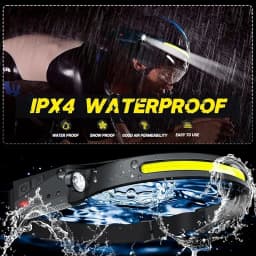 LED Sensor Headlamp Camping Search Light Head Flashlight USB Rechargeable Powerful Lamp Front Lanterns Headlights 6 Styles