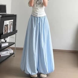 Women Designer Baggy Solid Culottes Female Classic Yellow High Waist Trousers Girls Korean Comfortable Wide Leg Pants