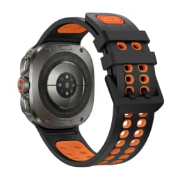 Two-tone Silicone Strap For Samsung Galaxy Watch Ultra 2025 Outdoor Sports Breathable Bracelet Correa for Galaxy Watch Ultra 2