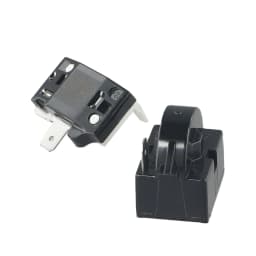 1 Set Refrigerator PTC Starter Relay Replacement Compressor Overload Protector For Mini Fridges Coolers Easy To Install