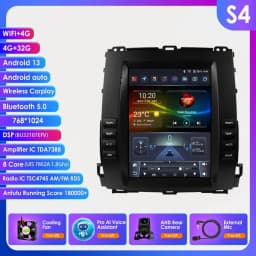 9.7"7862 Android 13 Auto Car radio For Toyota Land Cruiser Prado 120 for Lexus GX470 Multimedia player GPS Stereo 2din BT Screen