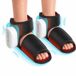 Wireless Air Pressure Foot Ankle Massager Electric Heating Vibration Massage Wrist Brace Airbag Compression Foot Muscle Relax
