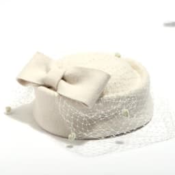 Women Wool Bow Hat with Veil, Cashmere Stewardess Cap for Winter,Celebrity Style Party Wedding Fascinator Hat for Women Ladies