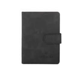 Leather Passport Holder Covers Case Waterproof Travel Credit Card Wallet Cute Passport Book for Women/Men Buckle Passport Cover