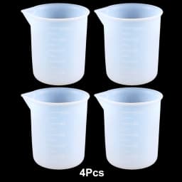 50/100Pcs 40ML Disposable Cups Dispenser Plastic Cup for DIY Epoxy Resin Jewelry Making Accessories