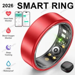 2026 New Smart Ring Heart Rate Blood Pressure Sleep Monitor Motion Tracker IP68 Waterproof Men Women Smart Ring Holiday Gift R10
