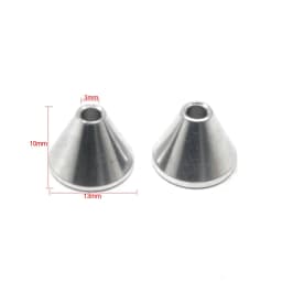 2 Pieces Silicone Molded Beads for Jewelry Casting Mould Frame Copper Aluminum Wax Injection Nozzle Jewellery Making Accessories