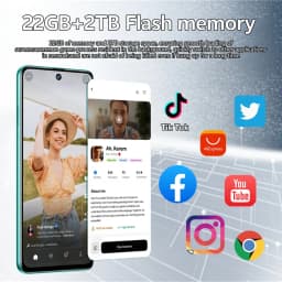 K-Touch C26 Ultra 7.3 HD Mobile Phones Android 15 Cell Phone 8000mAh Smartphone 22GB+2TB Octa Core 5G Dual SIM 16+48MP Camera Cellphones