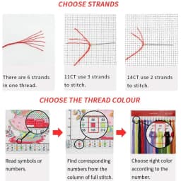 Full Pattern Printed Embroidery Kit Cross Stitch Canvas Bag With Needle Color Threads Cross Stitch Kit For Beginners Sea Scenery
