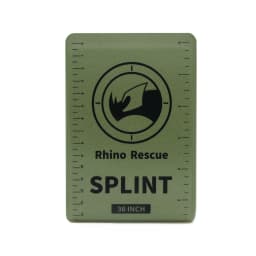 RHINO RESCUE First Aid Splint 36" X 4.3" Green-Gray, Keep Bones in Position For Camping Hiking Fixture Bone Emergency Kit