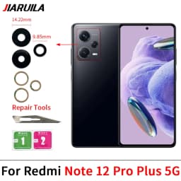 Rear Camera Lens For Xiaomi Redmi Note 13 12 11 Pro Plus 5G 4G Back Camera Glass Lens With Glue Adhesive Sticker