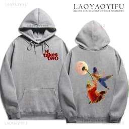 Men Women Game Long Sleeve It Takes Two Hoodie Hoody Girlfriend Boyfriend Couple Clothes Kodi Xiaomei Wife Husband Gifts Hoody