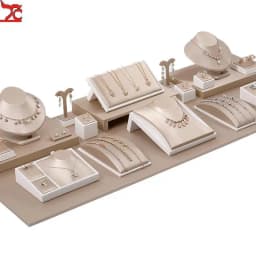 Set Display Case Window Counter Plate Display Jewelry Rack Champagne Jewelry Tray Commercial Display Props Showcase Exhibition
