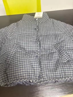 Korean-style Plaid Short Cotton Jacket Thickened Warm Stand Collar Loose Plus-size Winter Jacket Casual Long-sleeve Outerwear