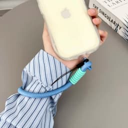 Cute Candy Colors Woven Phone Chain Cellphone Short Strap Phone Wrist Straps Hanging Rope Anti-lost Lanyard Chain Accessories