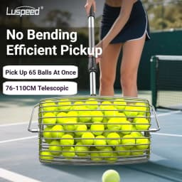 Luspeed Third-Generation Tennis Ball Picker, Retractable Ball Picker, Increased Capacity, Easy to Pick up Balls, Quick to Retrieve Balls