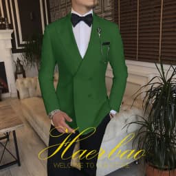 Ivory Men Wedding Tuxedos Suit Blazer Double Breasted Groom Suits For Men 2 Piece Party Best Man Jacket Pant Custom Made