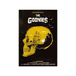 The Goonies Treasure Map Poster Vintage Art Print 1985 American Adventure Comedy Film Canvas Painting Retro Wall Picture Decor