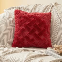 Plush Throw Pillow Cover 45x45cm 30x50cm for Sofa Square Cushion Cover Bed Living Room Plush Sleep Pillow Case Cotton Home Decor