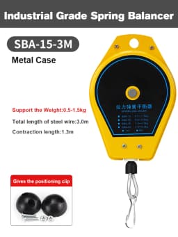 Industrial Dust-Free Grade Spring Balancer 0.5-5kg Hanging Tools Portable Telescoping Spring Balancer For Electric Screwdrivers