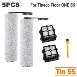Fit For Tineco Floor ONE S5 / S5 Pro 2 / S5 Pro / S5 Blue, But Not For Tineco S5 Combo and S5 Steam Roller Brush and Filter