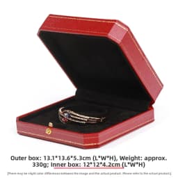 Ele European Sle Nelace Bracelet Ring Earring Box High End Jewelry Paaging Box with Octagonal Bule for Gifts