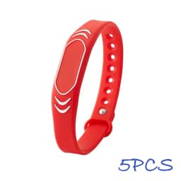 3/5PCS T5577 Rewritable Adjustable Wristband RFID Smart Chip Bracelet 125MHZ Clone ID Token Tag Waterproof Changeable Badge