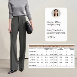 AMII Women Pants 2025 Winter Minimalist Solid Color Commuter Office Ladies Pants Versatile Casual Woven Woman Trousers 12524070