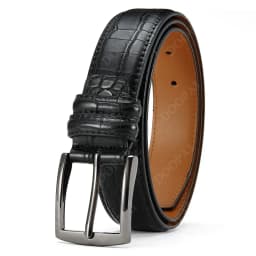 Men Top Quality PU Luxury Leather Waist Strap Black Male Automatic Buckle Jeans Belts for Men