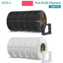 SUNLU 10KG PLA/PLA PLUS Filament 1.75mm 1KG Without Tray 3D Printer Filament for 3D Pen & Refill Filament