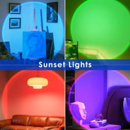 Galaxy Projector Night Light For Children 35 Modes Nebula LED Sunset Lamp Starry Sky Star Projector For Room Decoration