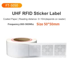 1000pcs UHF RFID Label 73x20mm Passive Sticker Paper Label Tag 860Mhz 960Mhz Long Range Label for Warehouse Manage UHF RFID