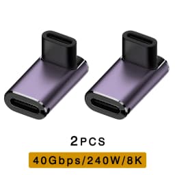 UGOURD USB4 Adapter USB C To USB C Thunderbolt 3/4 40Gbps OTG Extension Cable Adapter Type C Male To Female Converter For Laptop