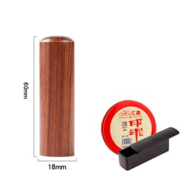 Hanko Stamp for Wood Custom Name Stamp Seal for Calligraphy English Chinese Logo Hand Account Chop Personal Gift Seal