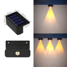 LED Solar Garden Lights Super Bright Waterproof Solar Powered Lamps Balcony Stairs Street Lighting Outdoor Sunlight led Lights