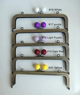 10pcs 20.5cm Big Candy Bead Metal Purse Frame Square Embossed Antique Bronze Lace Coin Purse Frame Kiss Clasp Accessory