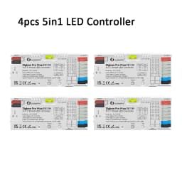 GL-C-601P  ZigBee 3.0 Pro Max 5 in 1 LED Controller RGBCCT RGBW RGB CCT Dim Light Mix 20A Pluggable Fuse App Voice GLEDOPTO