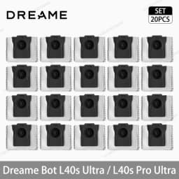 Dreame L40s Ultra / L40s Pro Ultra Vacuum Cleaner Replacement Accessories Main Side Brush HEPA Filter Mop Cloths Dust Bag Spare