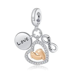 Romantic Tower & Love Lock Key Charms Beads Fit DIY 925Sterling Silver Bracelet Necklace Women Birthday Anniversary Jewelry Gift