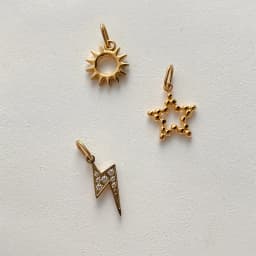 EMANCO Star Sun Pendant Charms for Earrings Necklace Making Supplies Stainless Steel Gold-Plated Diy Jewelry 48 Hour Shipping