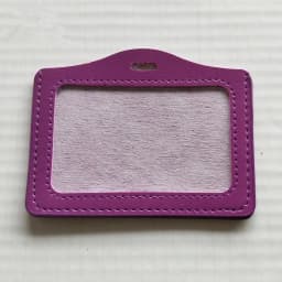 PU Leather Material Card Sleeve Sets Women ID Badge Case Clear Bank Credit Card Badge Holder Bags School Student Bus Card Cover