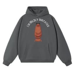 Funny I'm Mildly Irritated Marcus The Worm Meme Hoodie Humor Men Women Hoody Sweatshirt Autumn Winter Oversized Casual Pullover