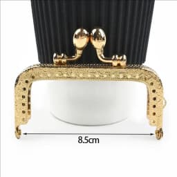 2Pcs 85-200mm Metal Embossed Pattern Purse Frame Square Bag Handle Handbag Kiss Clasp Lock Buckle Bracket Hardware Accessories