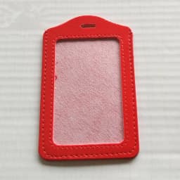 PU Leather Material Card Sleeve Sets Women ID Badge Case Clear Bank Credit Card Badge Holder Bags School Student Bus Card Cover