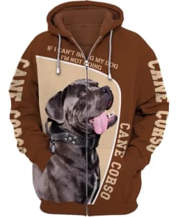 1 Piece Custom Your Picture Never Underestimate An Old Man With A Cane Corso 3D Print Hoodies Men For Women Pullovers Zipper Hoo