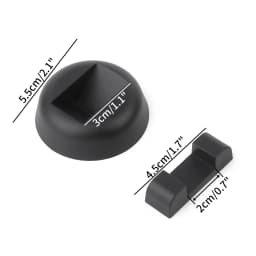 Black 3D Free Stand Suspension Floating Case Frame Membrane Display For Jewelry Storage Ring Earrings Necklace Accessories Box