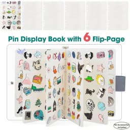 Felt Pin Brooch Display Storage Book DIY Badge Charms Organizer Booklet Metal Badge Chest Souvenir Album Pin Badges Collection