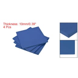 4pcs 3/5/7/10mm Blue EVA Foam Sheets Spone Foam 10x10 Inch Craft EVA Sheets DIY Handmade Model Making Material